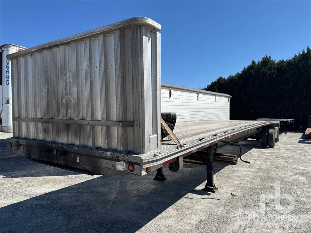 MAC 53 ft T/A Spread Axle Semi-trailer med lad/flatbed