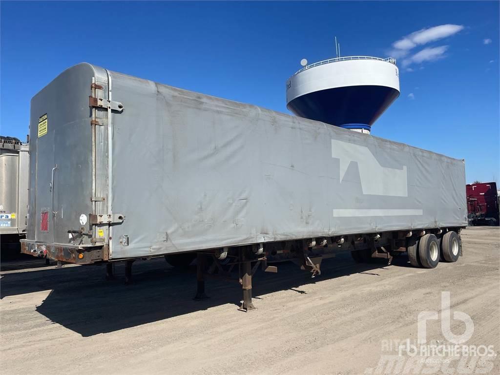 Manac 45 ft T/A Semi-trailer med Gardinsider