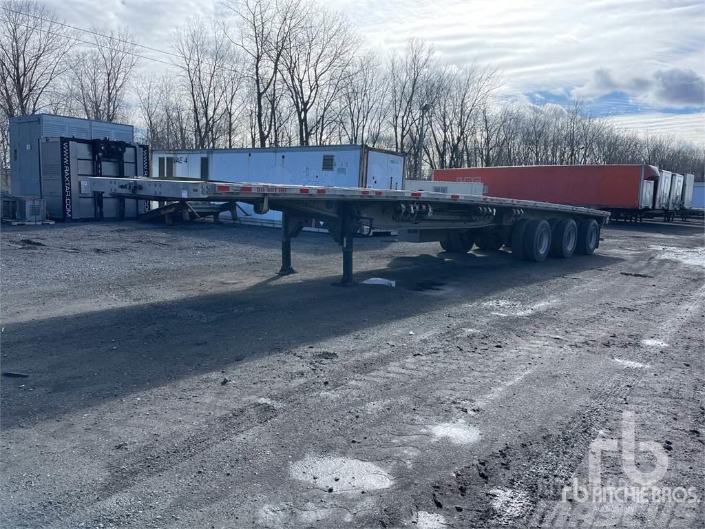 Manac 48 ft Tri/A Aluminium Semi-trailer med lad/flatbed