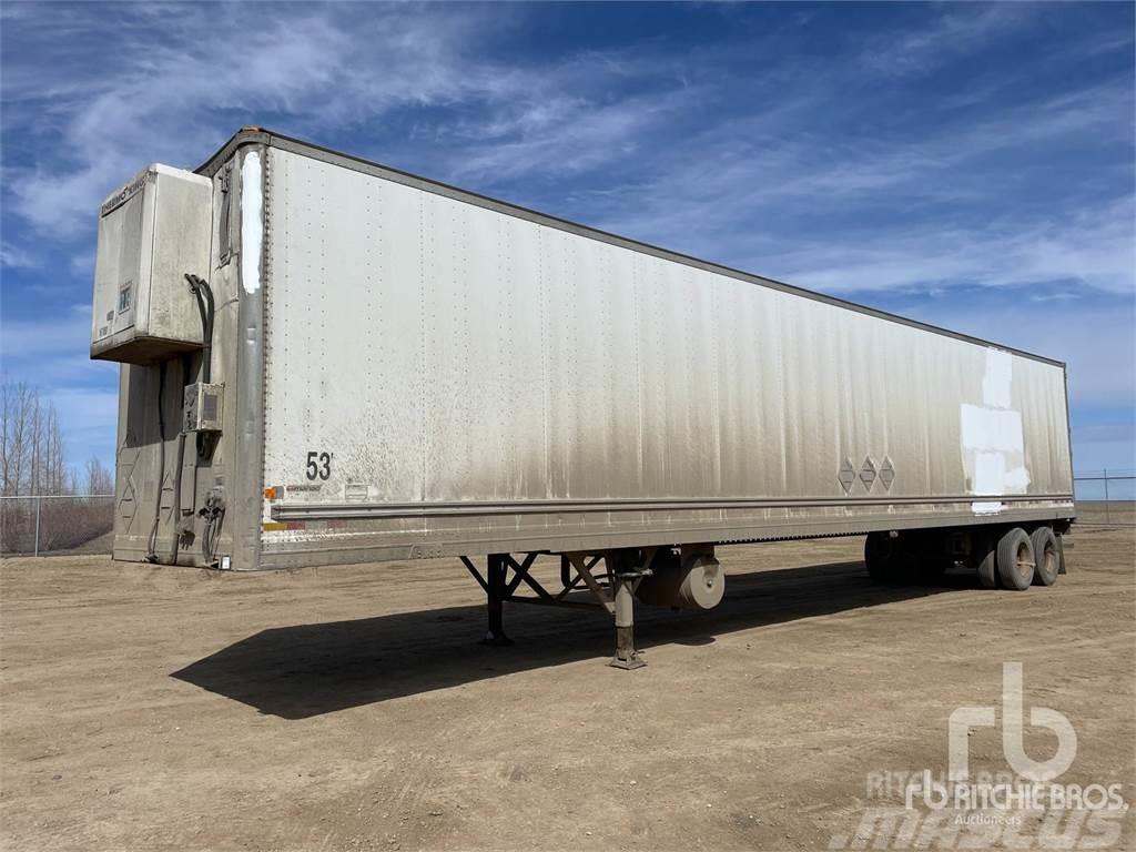 Manac 53 ft x 102 in T/A Heated Semi-trailer med fast kasse