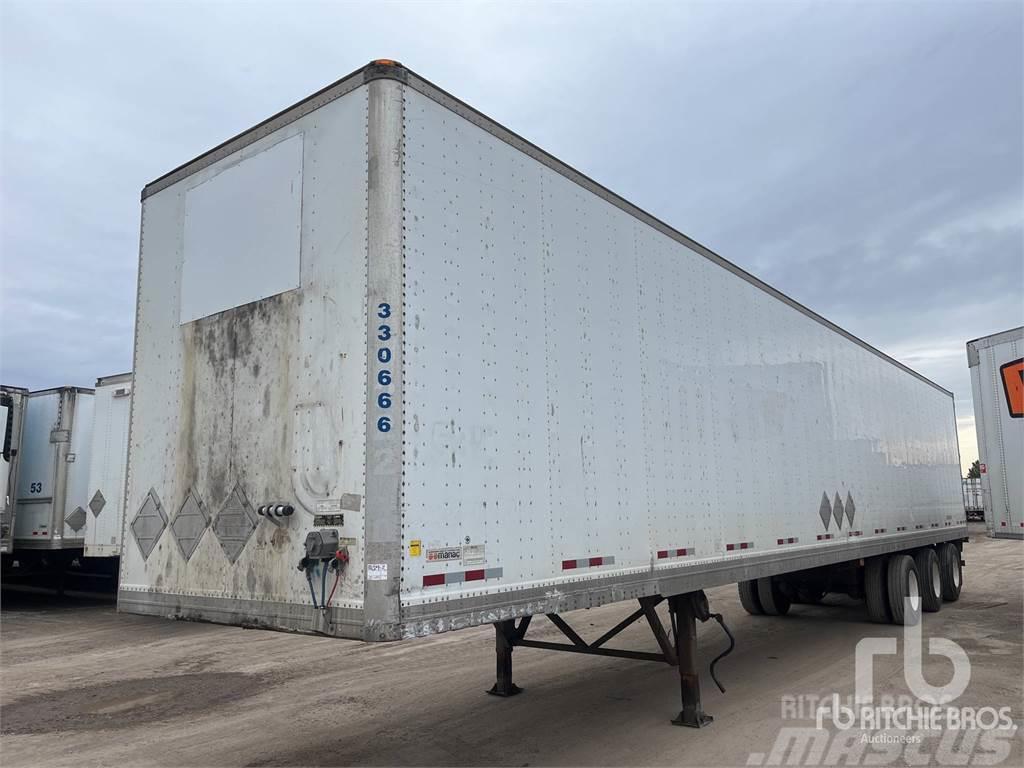 Manac 53 ft x 102 in Tri/A Semi-trailer med fast kasse