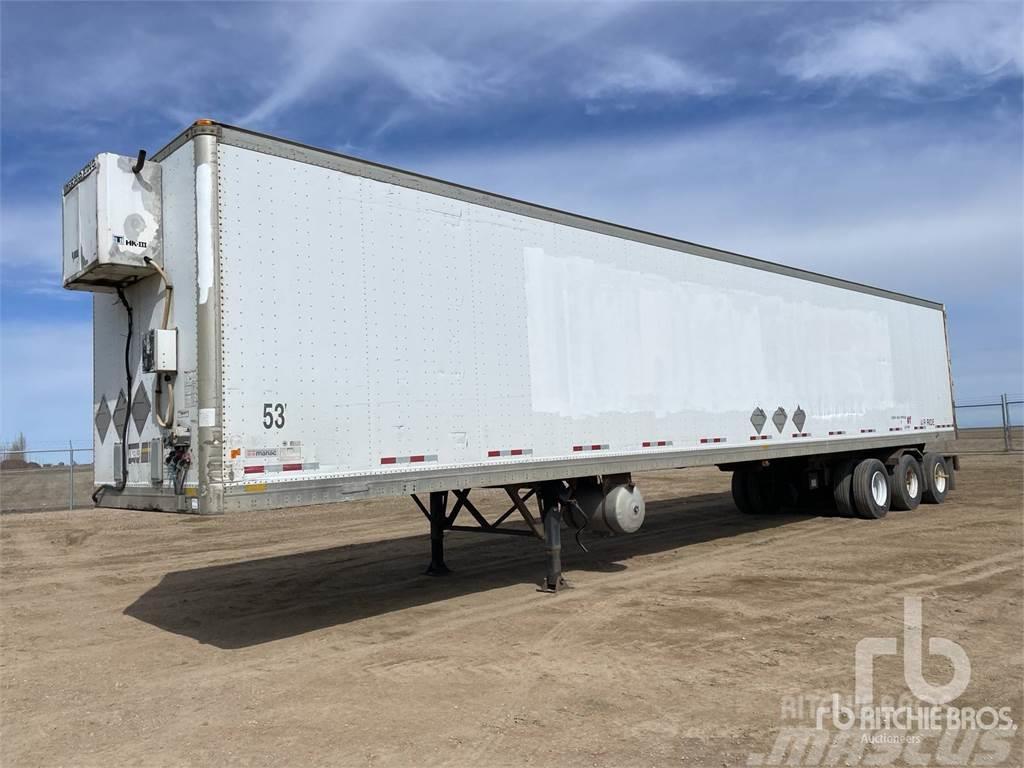 Manac 53 ft x 102 in Tri/A Heated Semi-trailer med fast kasse