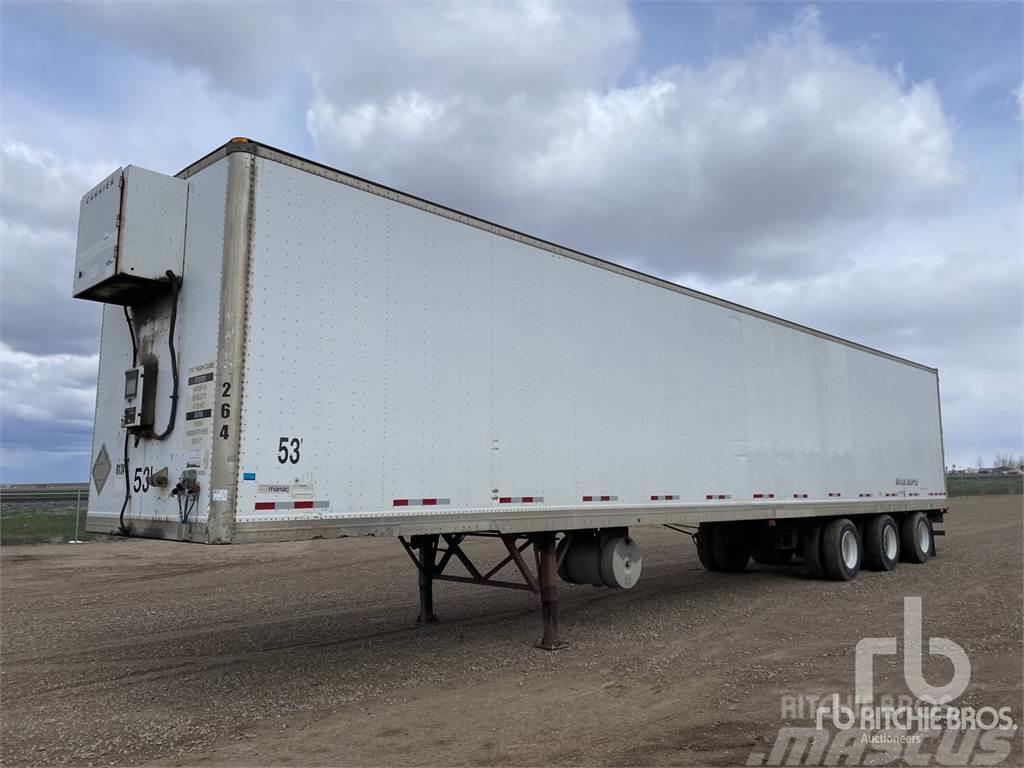Manac 53 ft x 102 in Tri/A Heated Semi-trailer med fast kasse