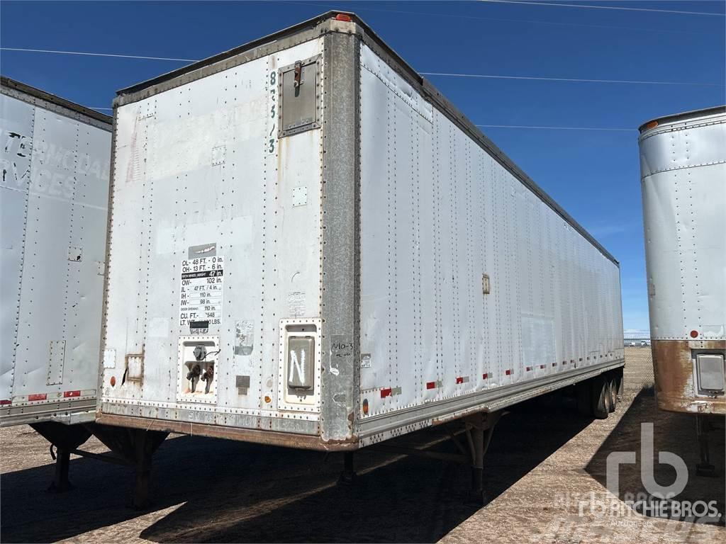 Miller 48 ft x 102 in T/A Semi-trailer med fast kasse