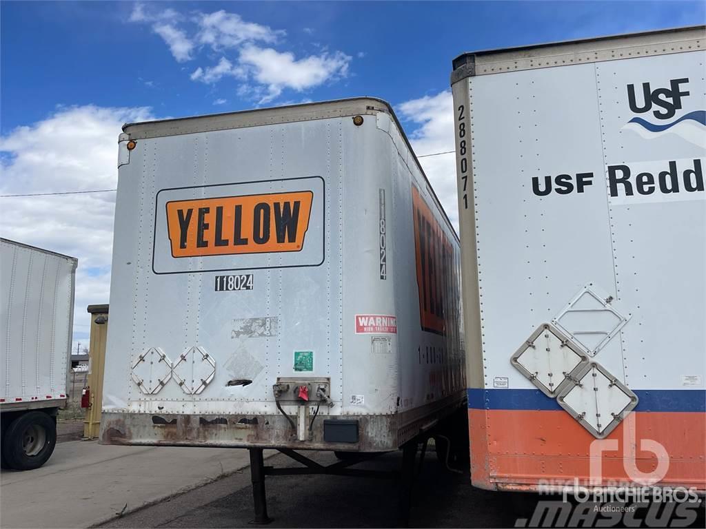  PINES 28 ft S/A Semi-trailer med fast kasse