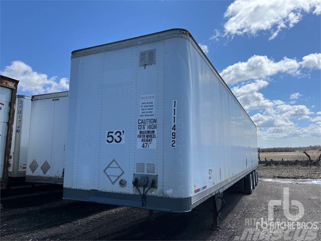  PINES TRAILER 53 ft Tri/A Semi-trailer med fast kasse