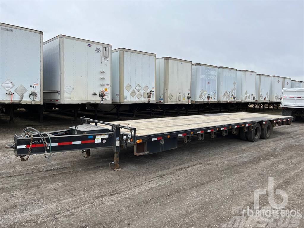 PJ 32 ft T/A Semi-trailer med lad/flatbed