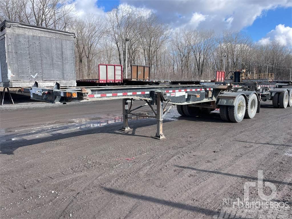  RAJA 20 ft T/A Lead Semi-trailer med containerramme