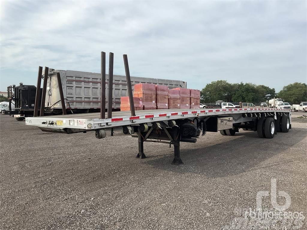 Reitnouer 48 ft T/A Spread Axle Semi-trailer med lad/flatbed