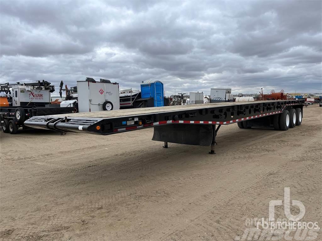  SCONA 50 ton 53 ft Tri/A Flatbed Semi-trailer med lad/flatbed