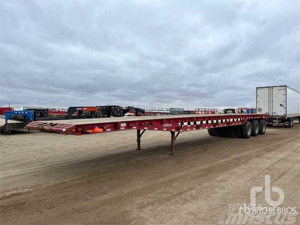  SCONA 51 ft Tri/A Flatbed Semi-trailer med lad/flatbed