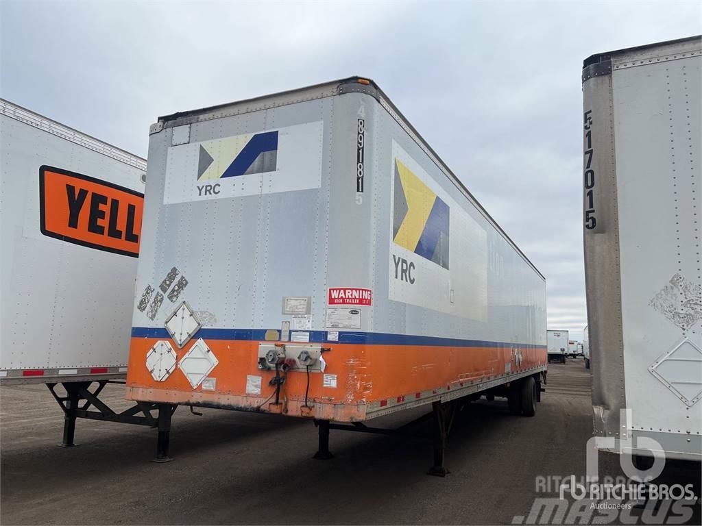 Strick 48 ft x 96 in T/A Semi-trailer med fast kasse