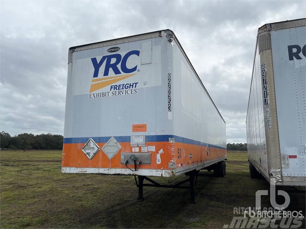 Strick 53 ft T/A Semi-trailer med fast kasse