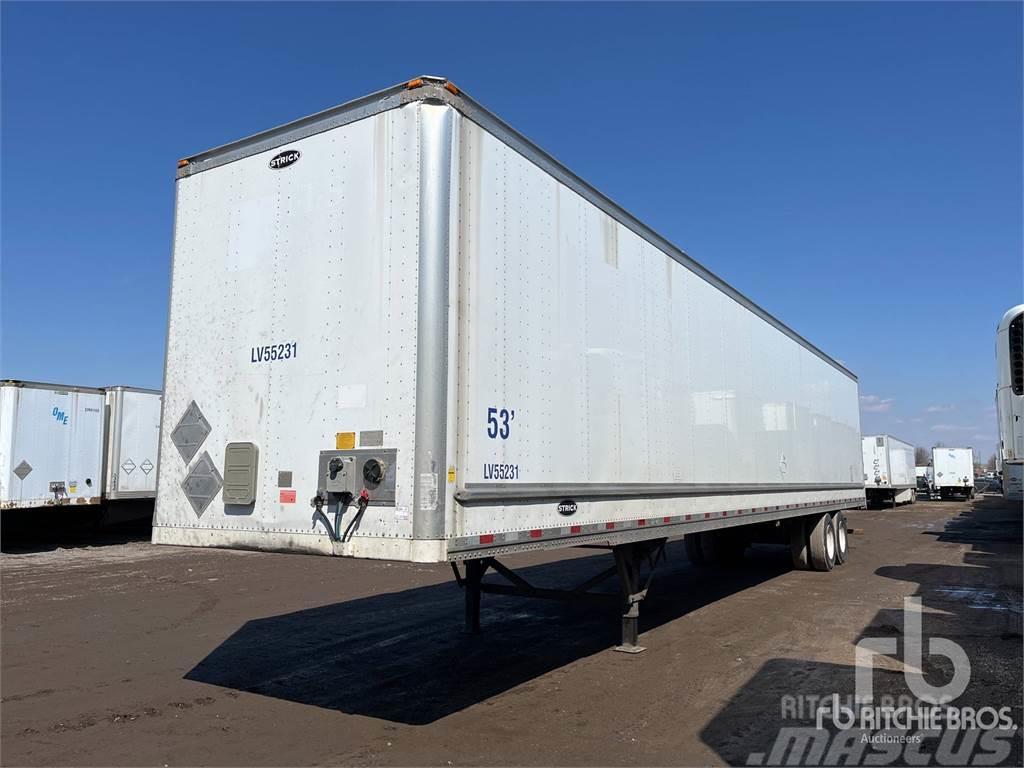 Strick 53 ft x 102 in T/A Semi-trailer med fast kasse