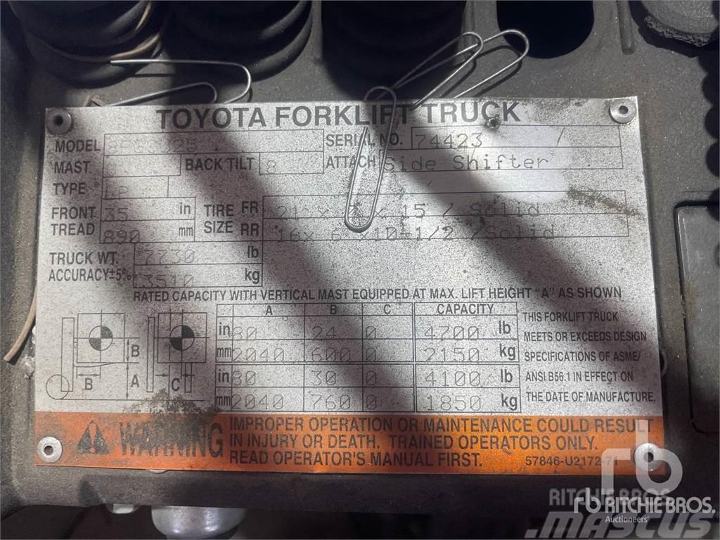 Toyota 8FGCU25 Diesel gaffeltrucks
