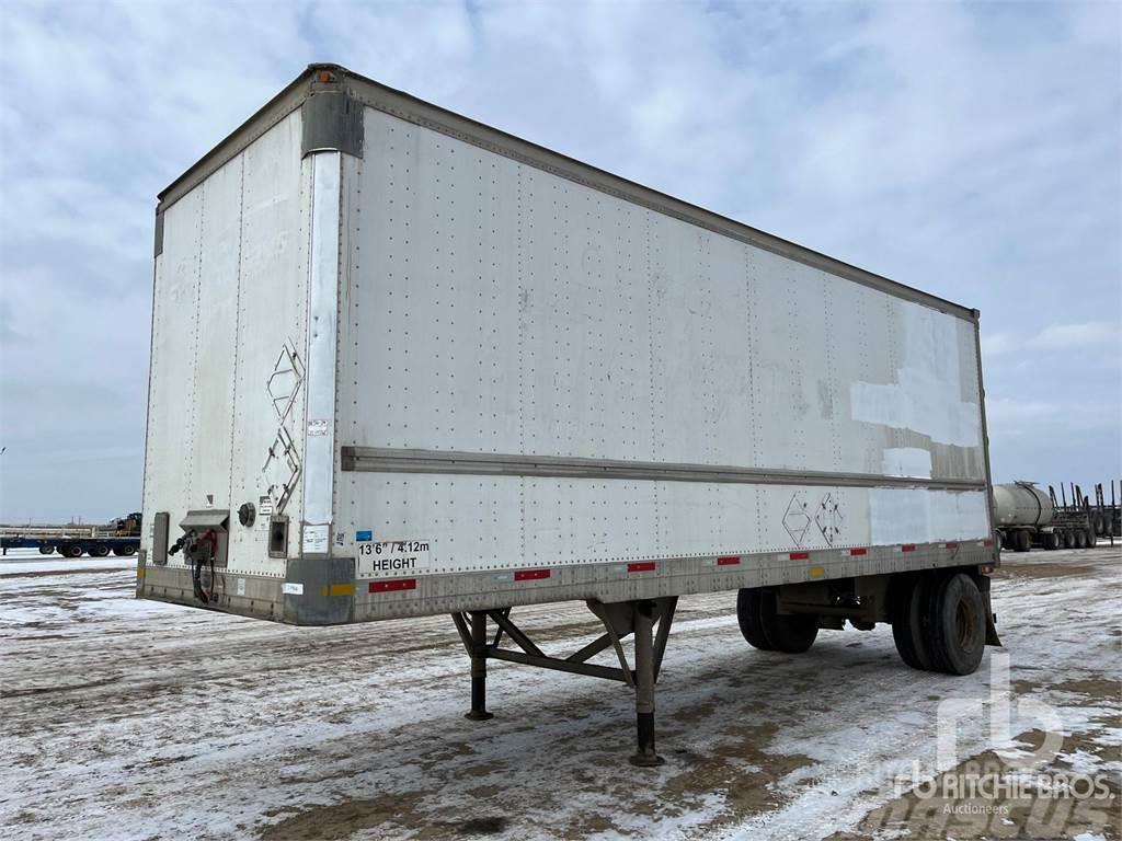 Trailmobile 28 ft x 102 in S/A Semi-trailer med fast kasse