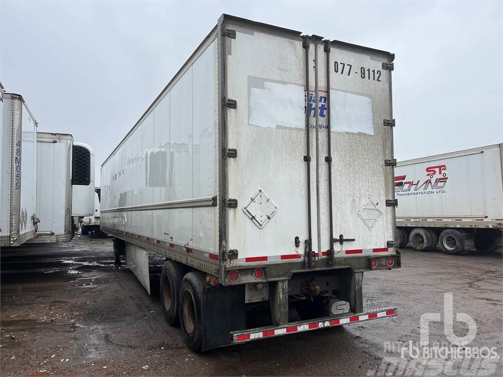 Trailmobile 53 ft x 102 in T/A Heated Semi-trailer med fast kasse
