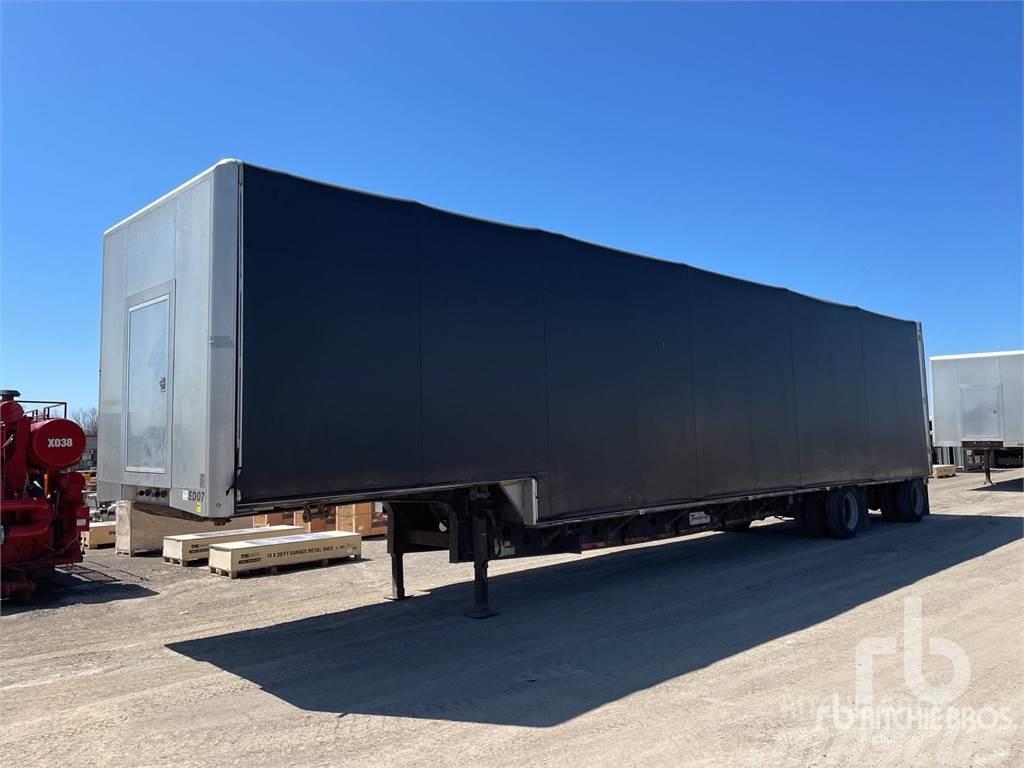 Transcraft 48 ft T/A Step Deck Semi-trailer med Gardinsider