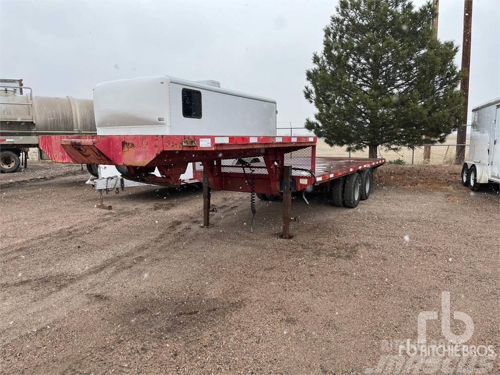  (UNVERIFIED) HOMEMADE 30 ft T/A Semi-trailer med lad/flatbed