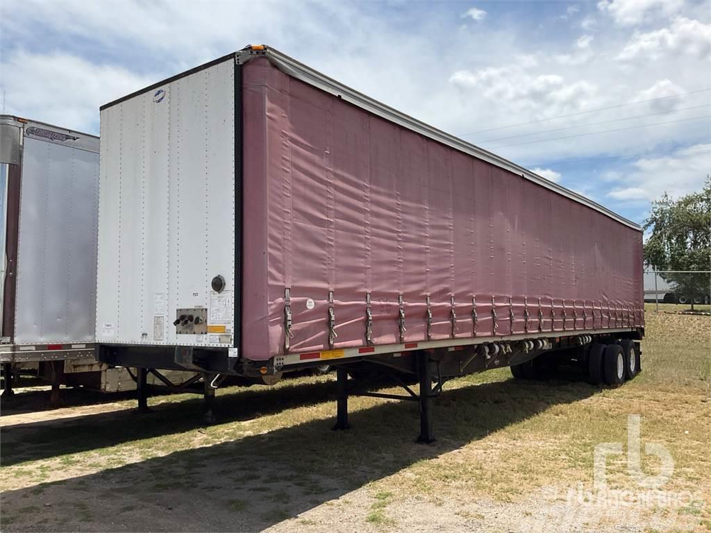 Utility 48 ft T/A Semi-trailer med Gardinsider