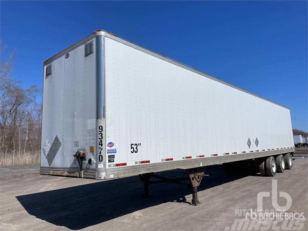 Utility 53 ft x 102 in Tri/A Semi-trailer med fast kasse