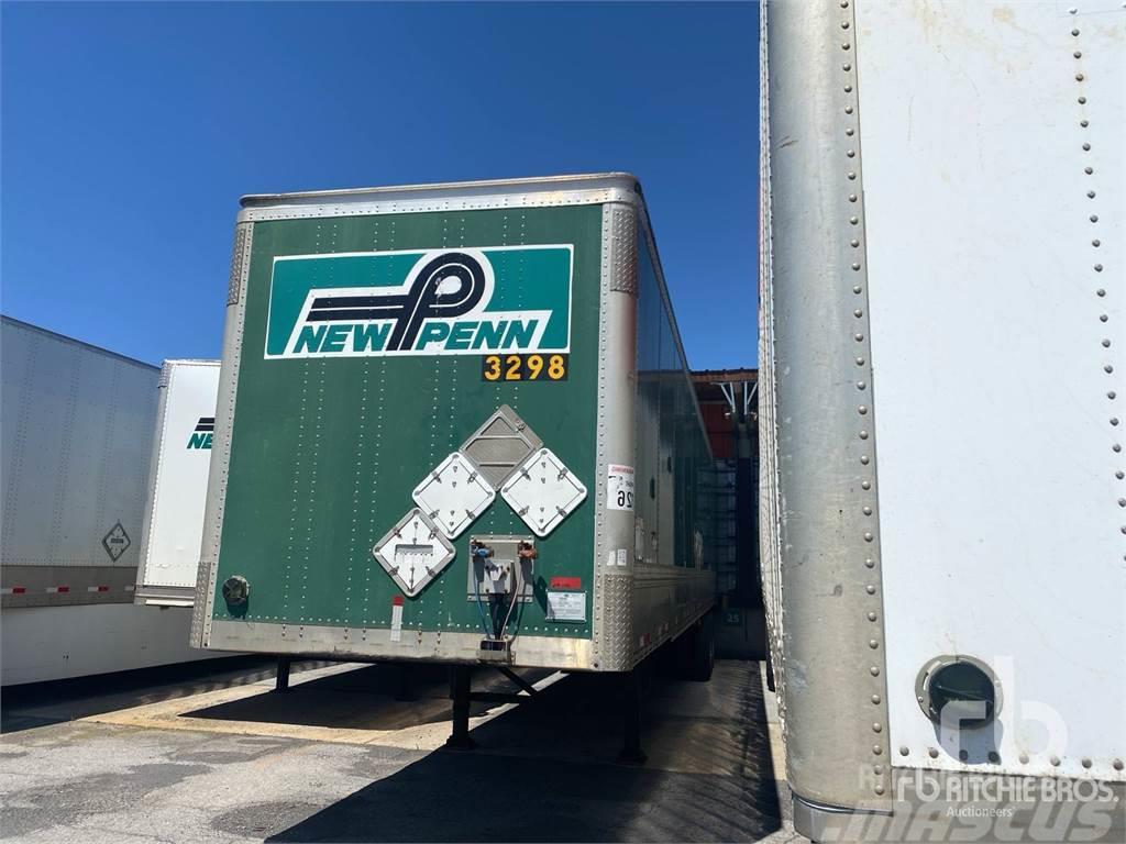 Wabash 45 ft T/A Semi-trailer med fast kasse