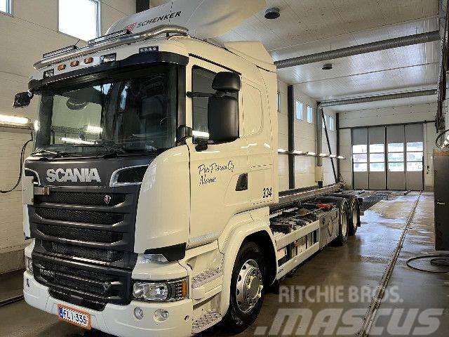 Scania R 520 LB6x2MNB Lastbiler med containerramme / veksellad