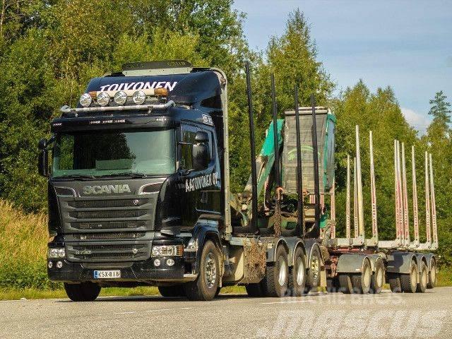 Scania R 730 LB8x4*4HNB+Kesla 2112T+Jyki 5-aks. Tømmertransport