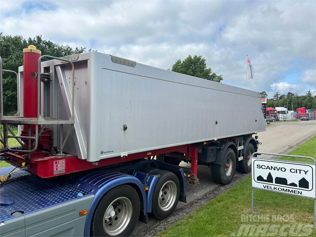 Bodex 25m3 alu kasse m-plastindlæg Semi-trailer med tip