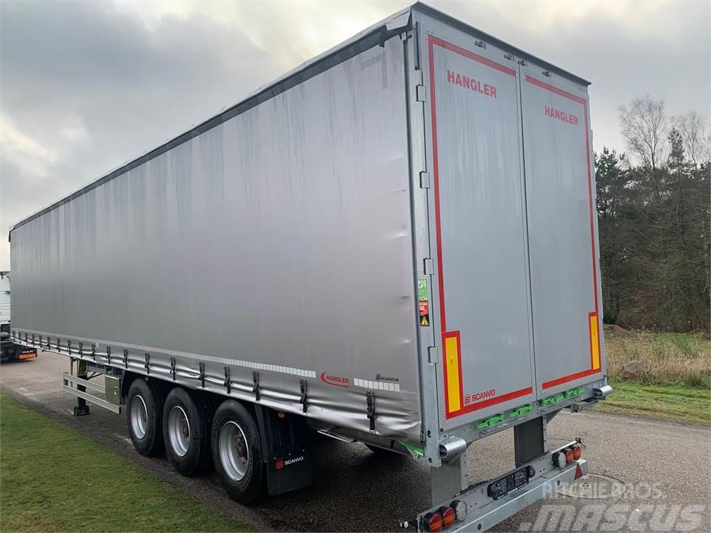 Hangler SDS-H 420 3-aks XL-godkendt + hævetag Semi-trailer med Gardinsider
