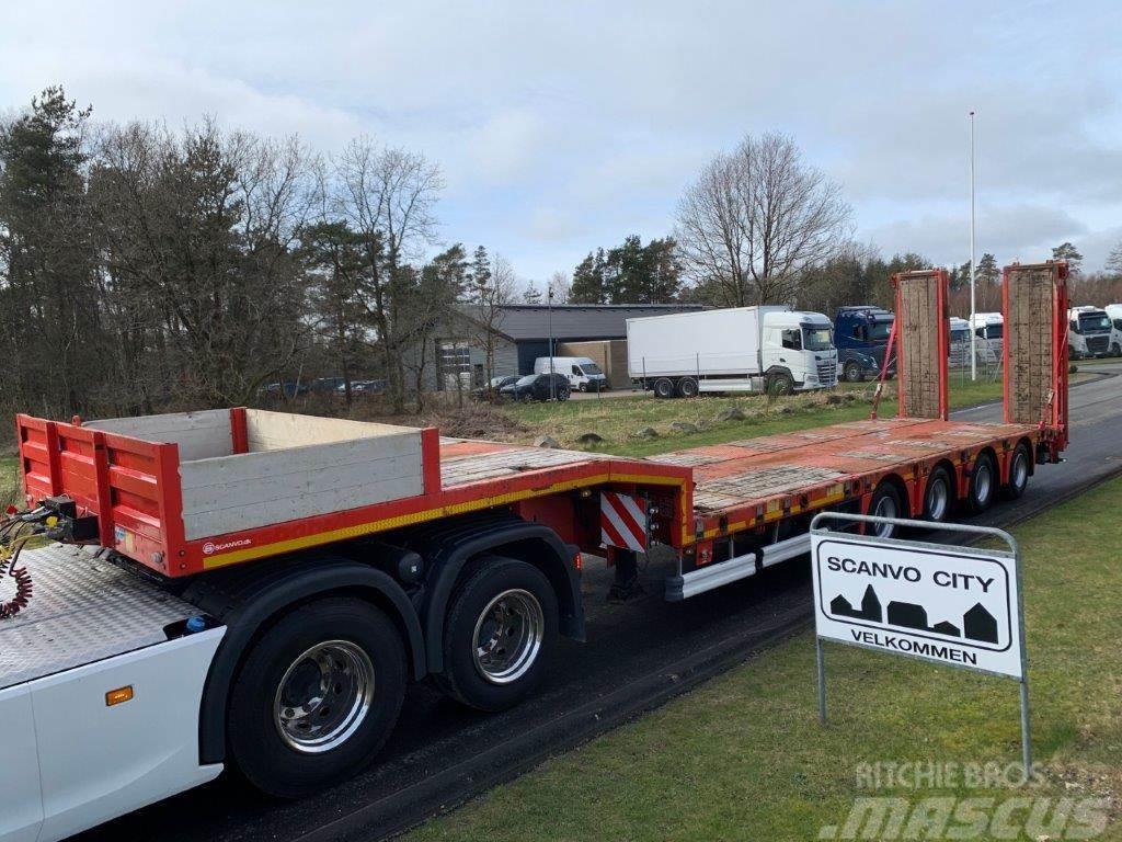 Kässbohrer 13,0 + 6,0 mtr. udtræk - dobbelt ramper Semi-trailer til Autotransport