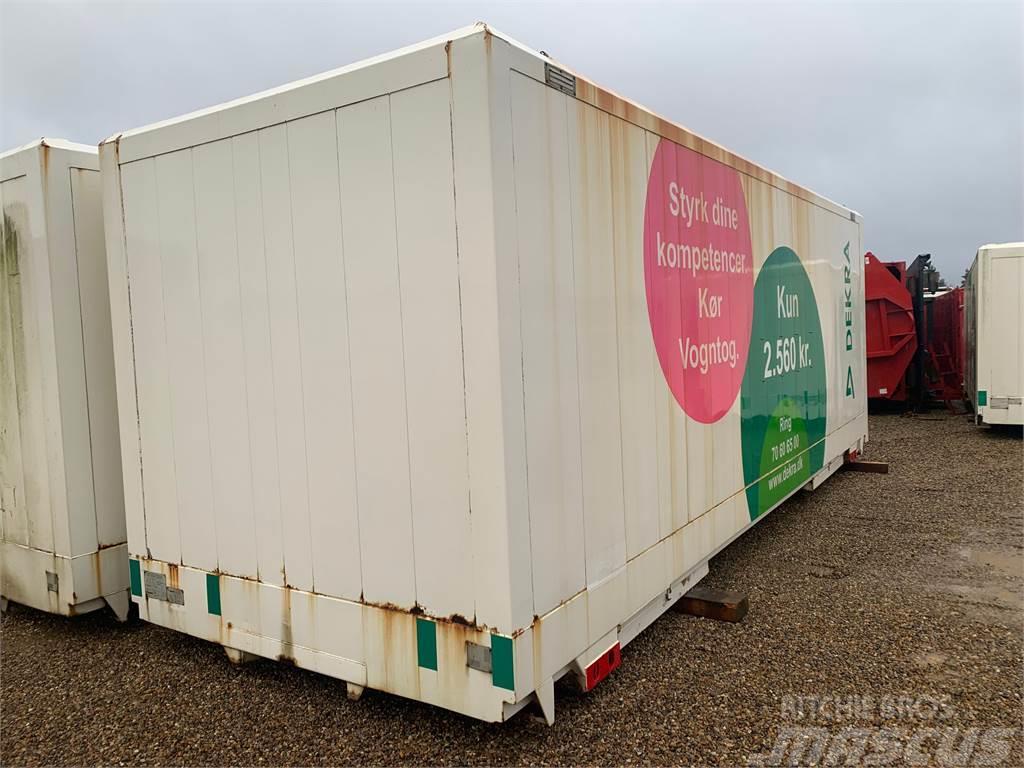 Krone WK 7,3 RSTG 7450 mm med rulleport Semi-trailer med fast kasse