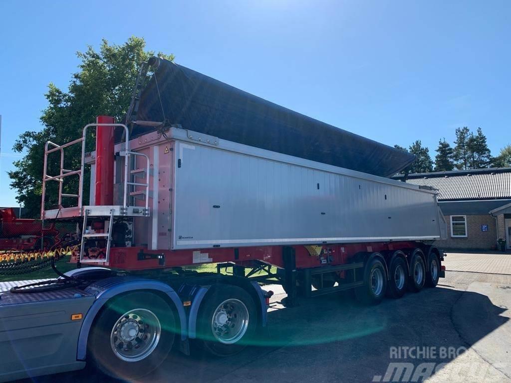 Langendorf 36 m3 4 akslet SKA 36 alu tiptrailer Semi-trailer med tip