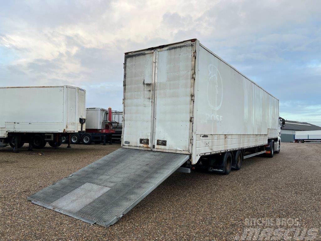 Leci 13,6 mtr. box læsserampe Semi-trailer med fast kasse