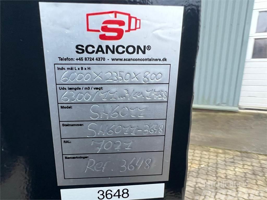  Scancon SH6011 Hardox 11m3 - 6000 mm container Platform