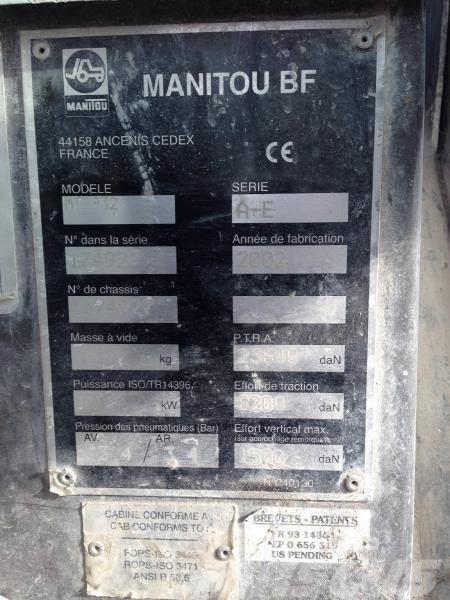 Manitou MT932 Terrængående gaffeltruck