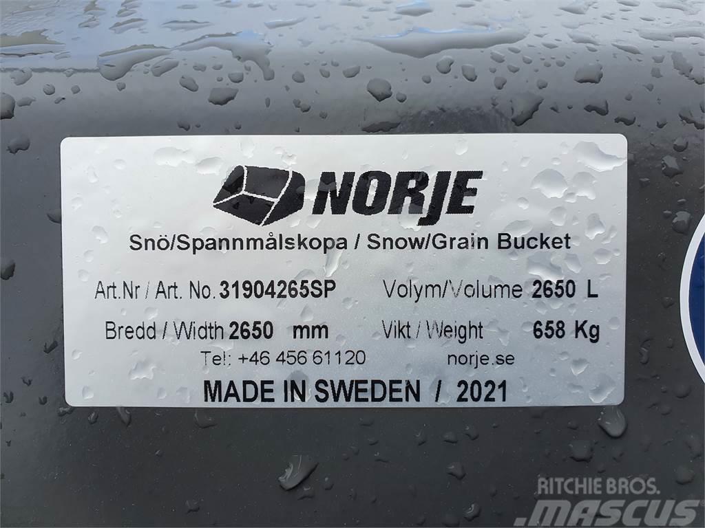 Norje Snöskopa B2650, 2,65m2 BM Skovle