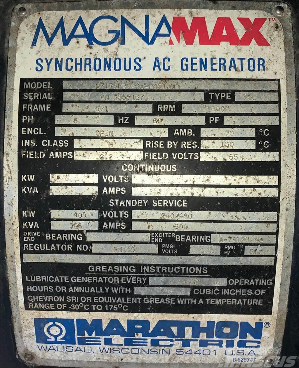 Marathon Electric 405kW Andre generatorer