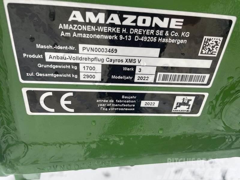 Amazone CAYROS XMS 950 VS Almindelige plove
