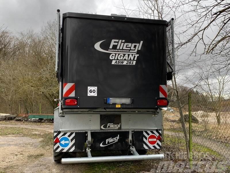 Fliegl ASW 281 GIGANT FOX + Top Lift Light 40m³ Andre vogne