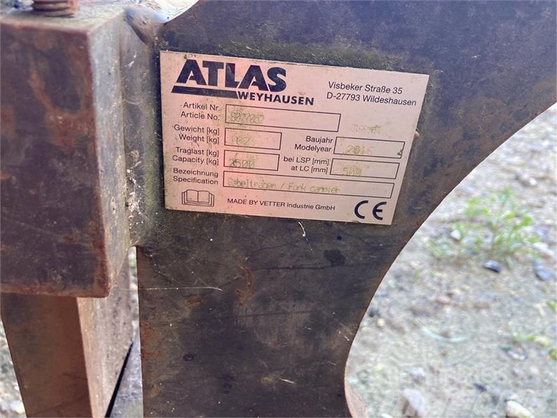 Atlas pallegafler Læssemaskiner på hjul