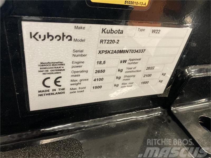 Kubota RT 220- 2 Minilæsser - knækstyret