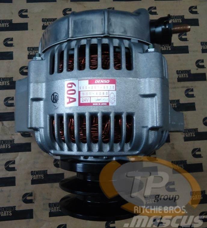  Nippo Denso 600-861-6510 Alternator 24V Motorer