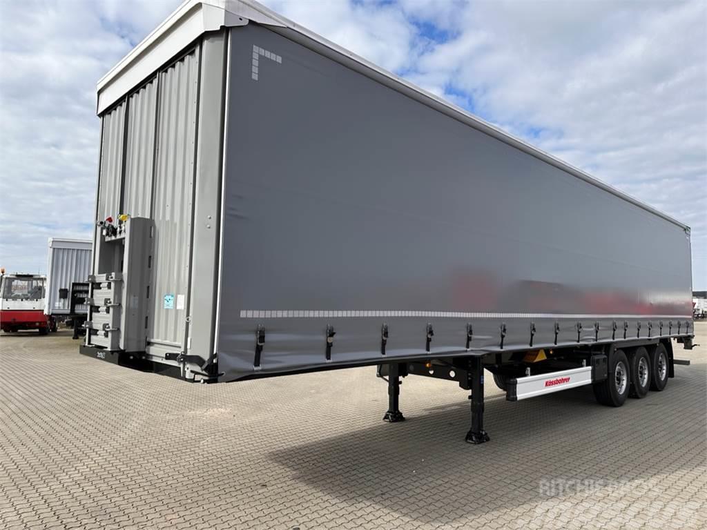 Kässbohrer Truckbeslag, Plywood bund Semi-trailer med Gardinsider