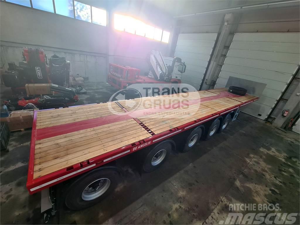 De Angelis 5S835 Semi-trailer med lad/flatbed