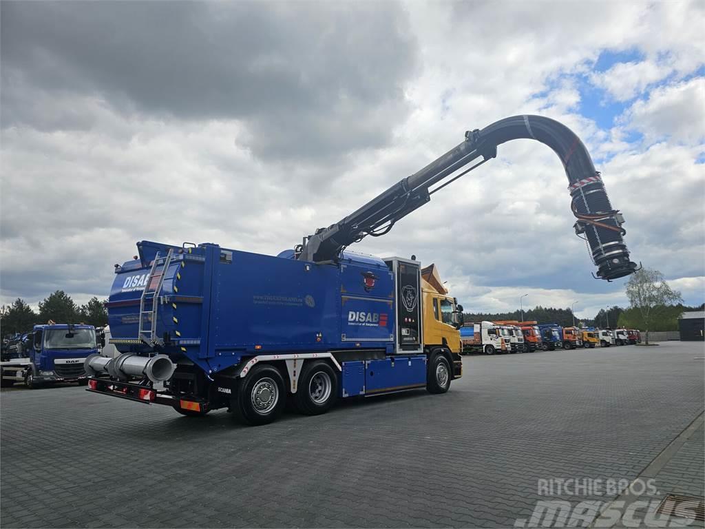 Scania DISAB ENVAC Saugbagger vacuum cleaner excavator su Special gravemaskiner