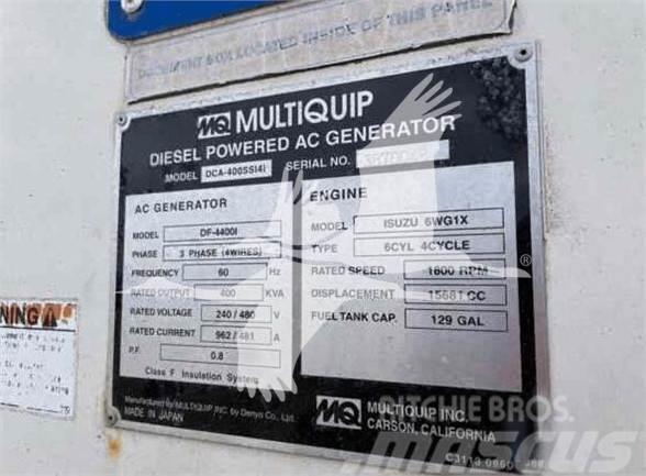 MultiQuip WHISPERWATT DCA400SSI4i Gasgeneratorer