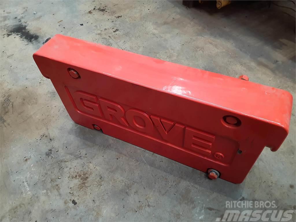 Grove GMK 5130-2 counterweight 1 ton Krandele og udstyr