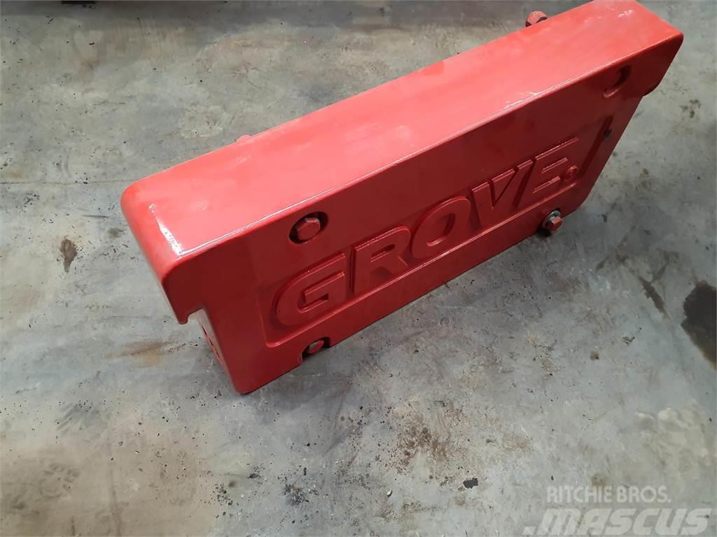 Grove GMK 5130-2 counterweight 1 ton Krandele og udstyr