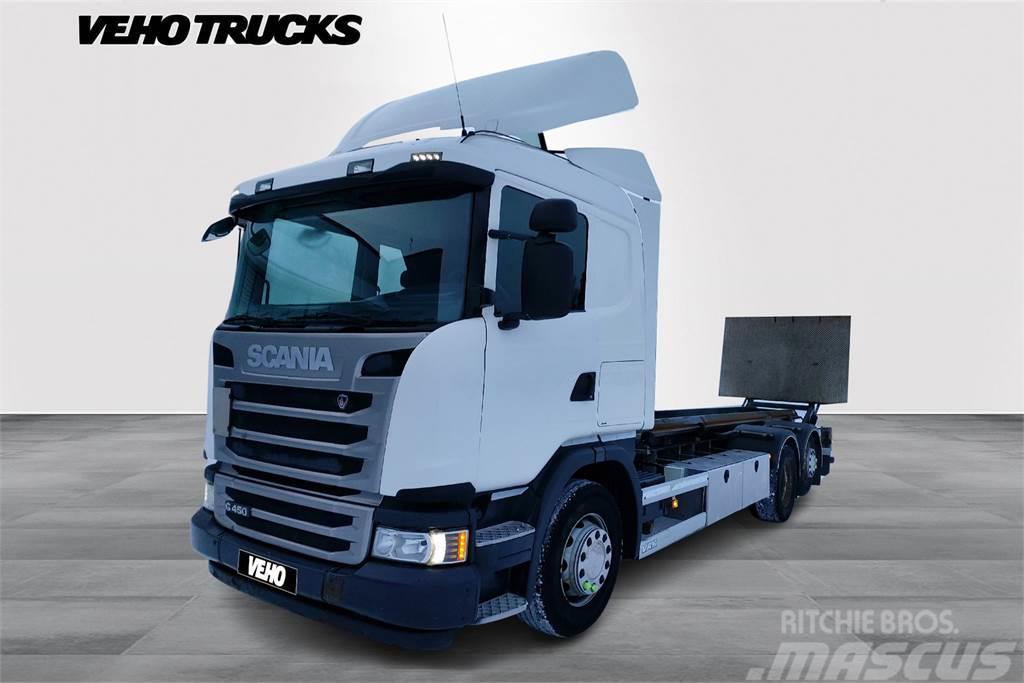 Scania G450 Lastbiler med containerramme / veksellad